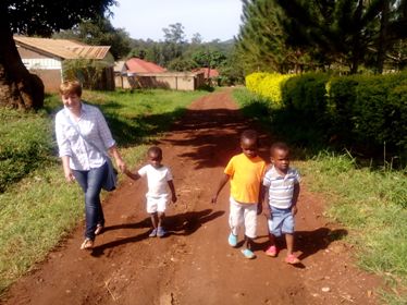 Babcia Danusia z chłopcami